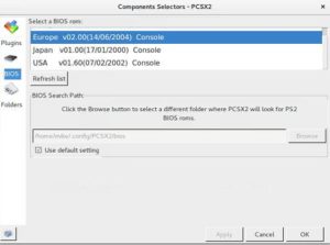 pcsx2 which bios rom